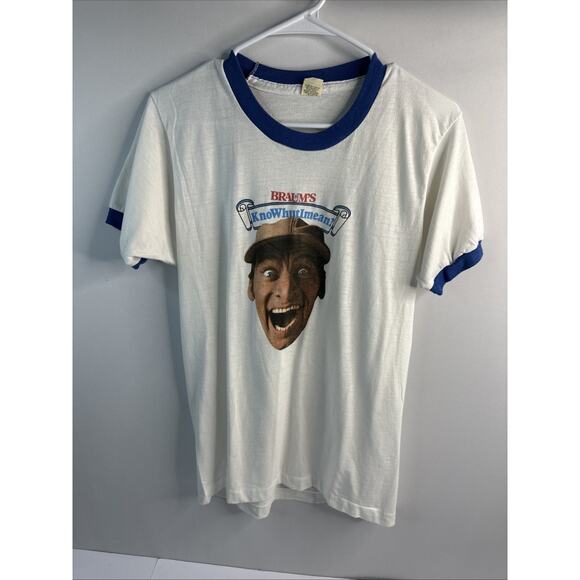 Vintage ScreenSrars Braum’s 1980s Ernest KnoWhutImean? Ernest P Worrell T-shirt - Picture 6 of 11